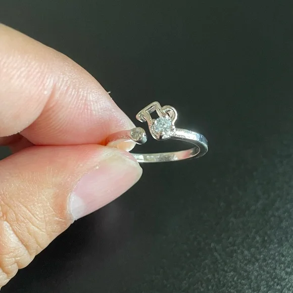 S925 Constellation Aquarius adjustable ring - Picture 5 of 8